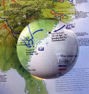 Dome Magnifier 3.5" Inch Diameter, 3.7x Large Size 
