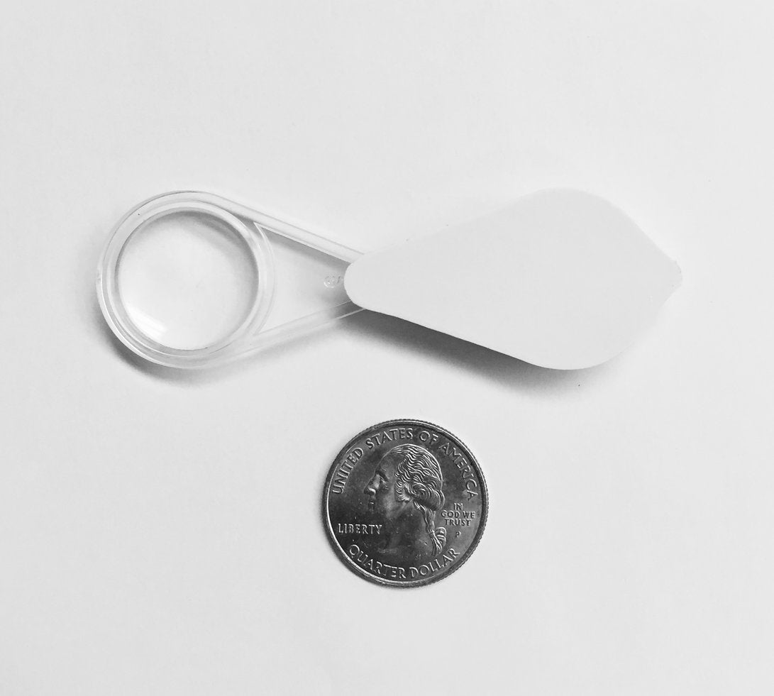 Folding Pocket Magnifier, 3x,Value Priced, MADE IN USA 