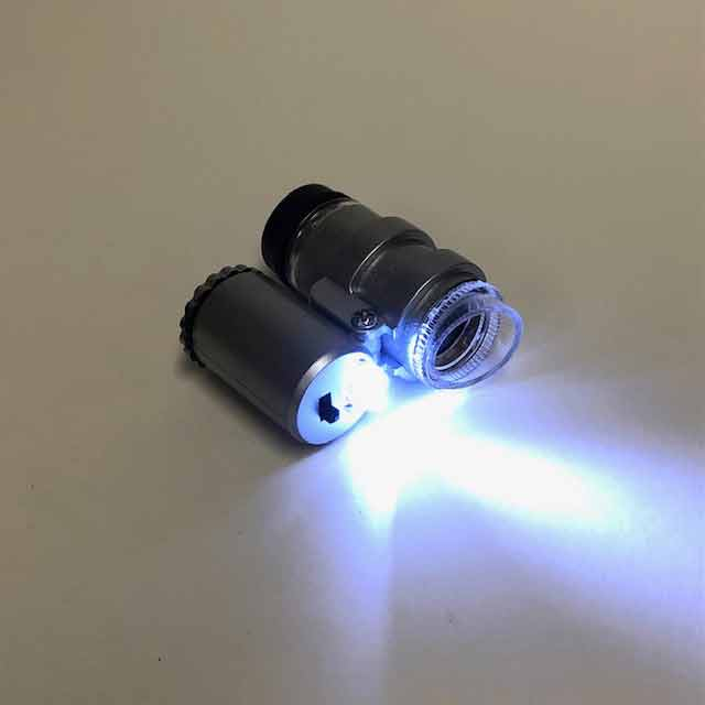 20x Pocket Microscope with LED,  Micro Pocket Size