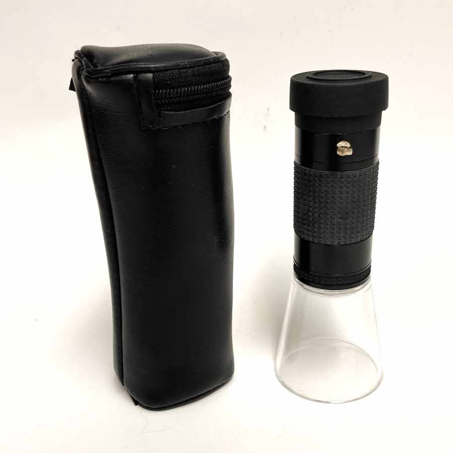 30x Pocket Microscope, adjustable focus, storage case