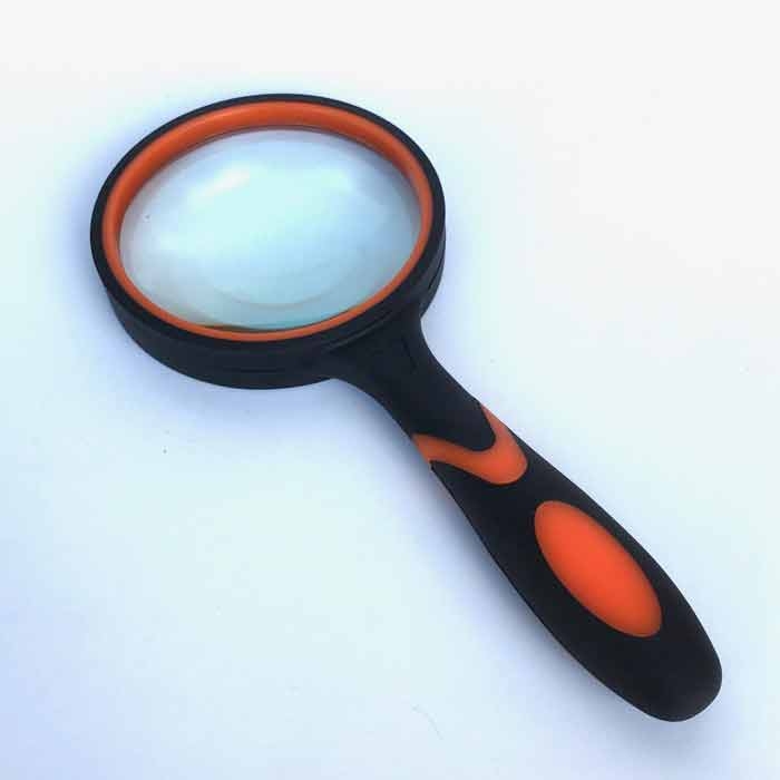 3" Inch  3x, Glass Lens, Soft Handheld Reading Magnifier