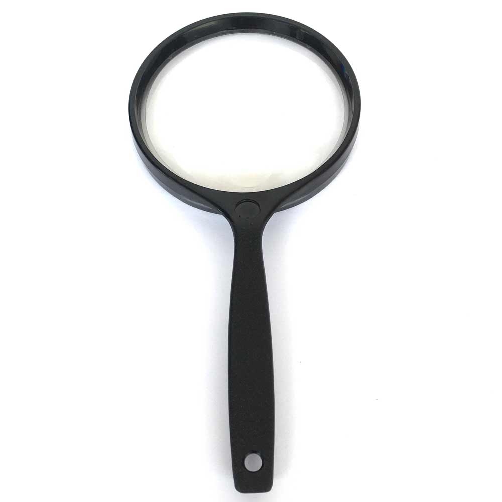 Extra Large Handheld Reading Magnifier 4" Inch, 2.5x, 5x Bifocal Lens, Made in USA