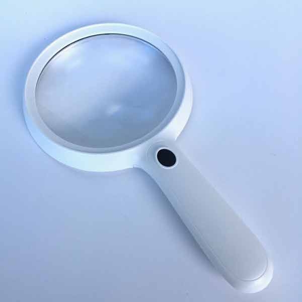 Huge  Handheld LED Magnifier, 1.75x, 5.75" Inch Magnifying Glass ,14 LED Dual Light Settings